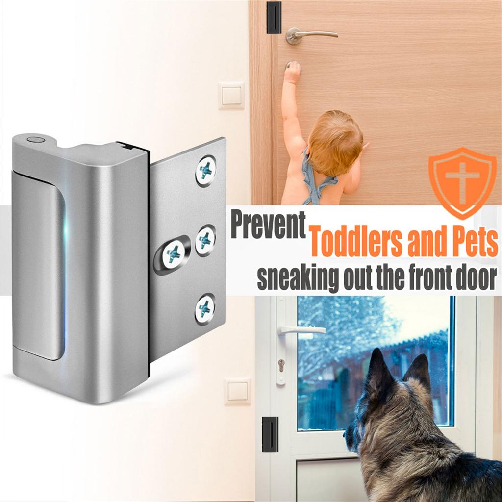 Усиленный дверной замок Сверхпрочный Замок для входной двери Домашняя безопасность Задвижки для двери Болт Дверные аксессуары Простой в использовании