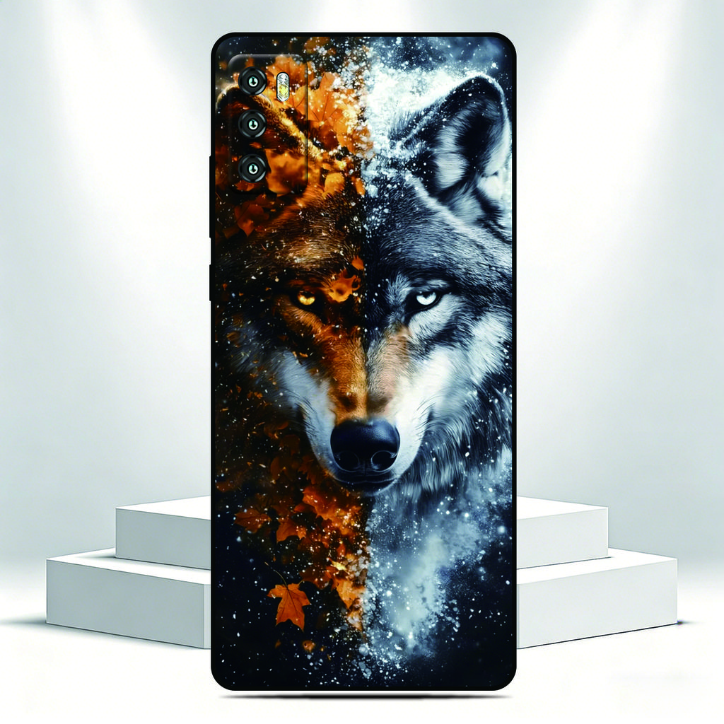 Wolf Animal Soft Phone Case For Doogee Note 56X 56 58 N55 N60 59 Pro Plus DIY Personalized Custom Picture Image Back Cover