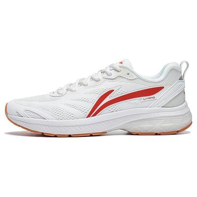 Li Ning Fuyao Скользкие Устойчивые к истиранию Низкие Повседневные Беговые Кроссовки Мужские Белый Красный ARXT011-5