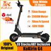 EU Stock KuKirin G4 Electric Scooter 2000W Motor 60V 20Ah Battery 75km Top Range 70km/h Max Speed 11" Off-Road Vacuum Tires