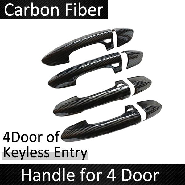 Накладка на дверную ручку из углеродного волокна подходит для Ford Edge MK2 Endura Edge Plus 2015~ Автомобильные аксессуары для экстерьера Наклейка 2016