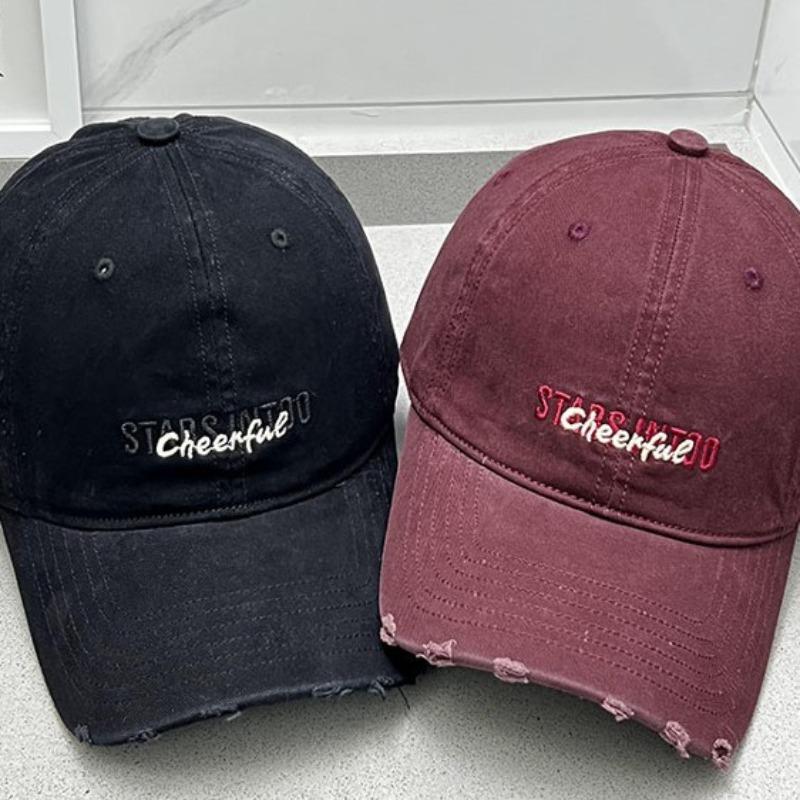 New Letter Embroidered Baseball Cap Women's Four-season Versatile Hat Casual Sunscreen Cap Men