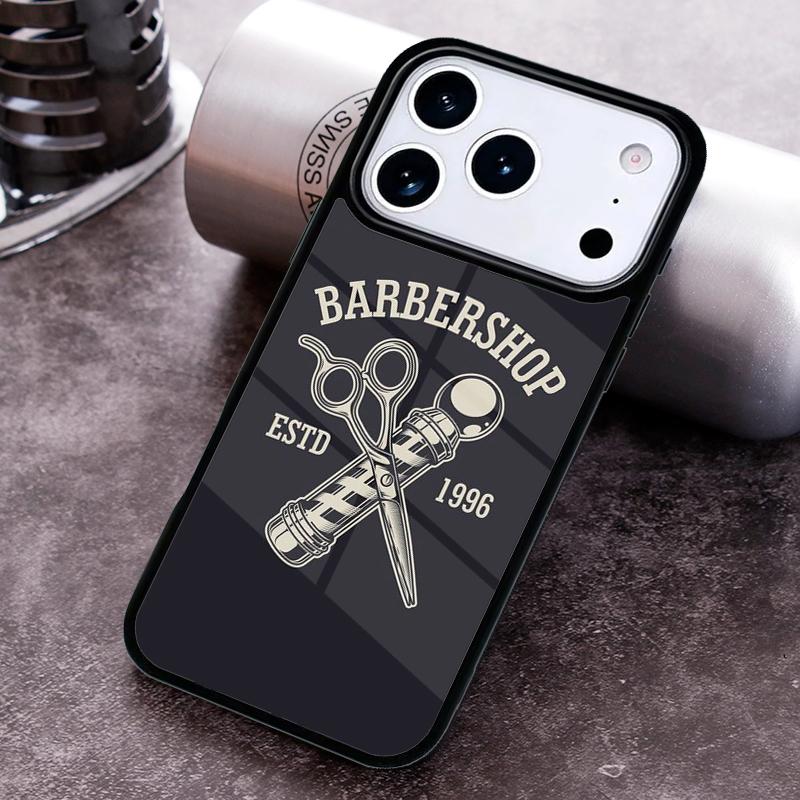 Love Barber Life Phone Case for iPhone 17 16 15 Pro Max Air 14 13 12 11 Plus Shockproof Capa Cover