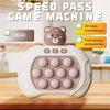 1 шт., игра-фиджет с подсветкой, быстрая толкающая пузырьковая игра, игрушки для мальчиков и девочек, антистрессовые игрушки со светодиодной игровой машиной, игрушки для снятия стресса