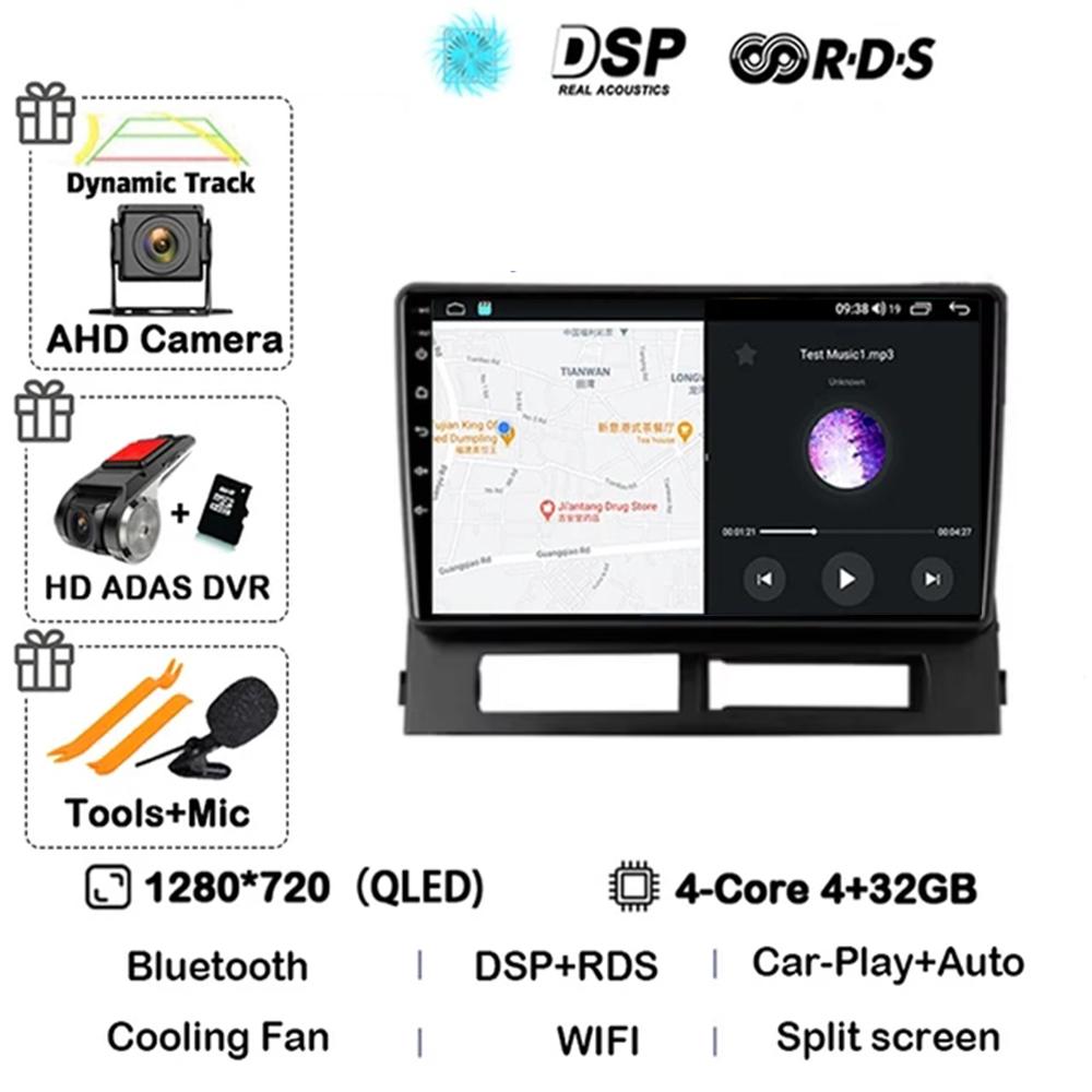 Carplay для Toyota Prius XW20 II 2 2003-2011 Android 14 Android Auto 2DIN Авторадио Lettore Unità Principal GPS Stereo Multim