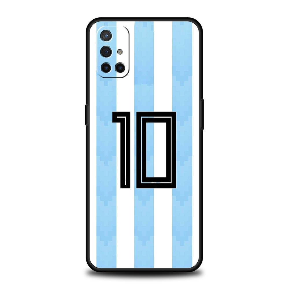 Phone Case For Oneplus 13R 13 12 10T 11 R10 Nord N100 N200 N10 9 9R CE 2 3 Z Pro Lite 5G Soft TPU Cover Football 10 Player Capas