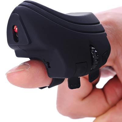 Беспроводная мышь на палец 2,4 ГГц, беспроводная мышь USB, оптическая перезаряжаемая мышь с кольцом на палец, мышь 16000 точек на дюйм для ПК, портативного компьютера