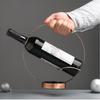 Nrodic Vintage Round Wine Holder Metal Grape Wine Display Rack Bar Chic Champagne Rack Desktop Decor Bar Accessories