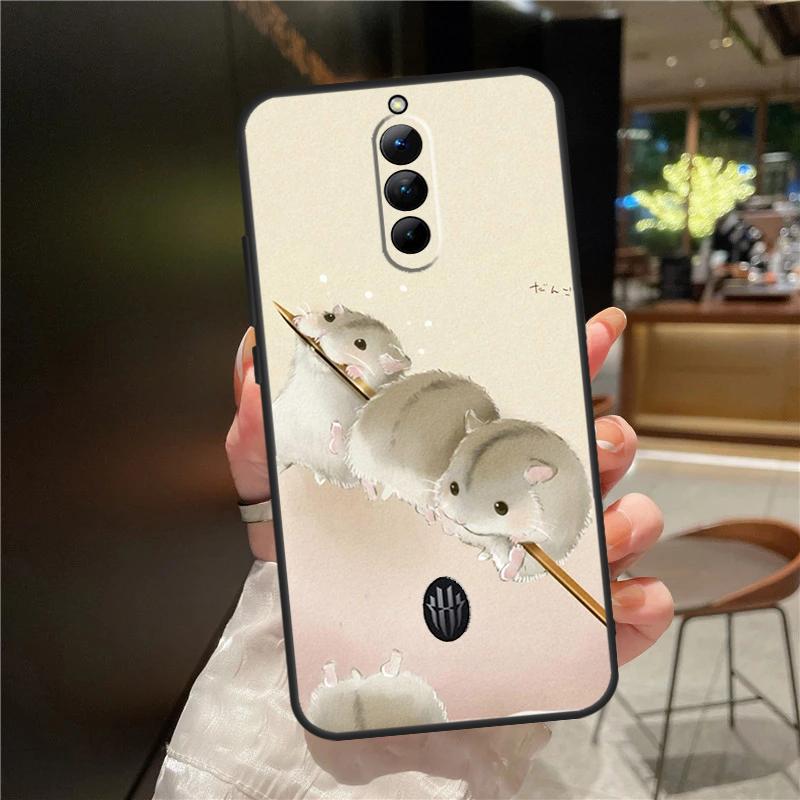 Hamsters Case For ZTE Nubia Red Magic 8S 8 9 Pro Plus Red Magic 6 7 Pro 6S 7S Pro 5G 5S 6R Funda