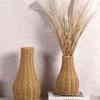 Ваза с имитацией плетения из ротанга, декоративная ваза с естественным видом для гостиной и свадебных композиций