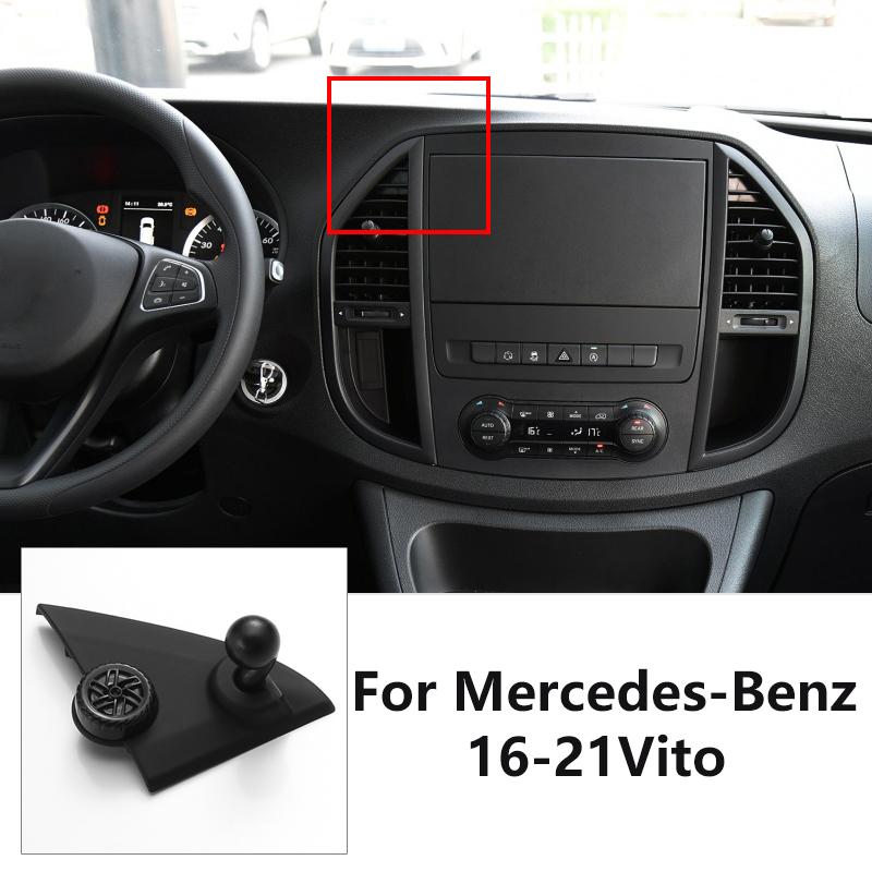 Для Benz C/E/B/S/R-Класса ML CLS CLA GLA GLB GLC GLE GLK GLS Держатель для телефона в машине Подставка для смартфона Специальное основание Крепежный кронштейн