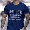 Autism Awareness Shirt for Men Women Clothing Rainbow Neurodiversity TShirt Black Tees Autism Acceptance T Shirt Gift Streetwear