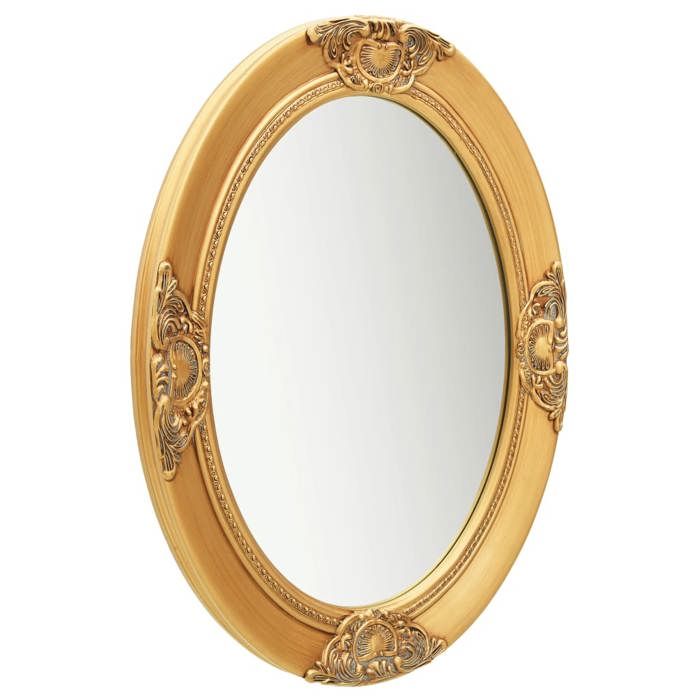 VidaXL Wall Mirror Baroque Style 50x70 Cm Gold 320353