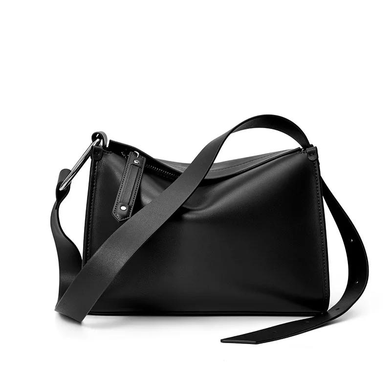 Women's Simple and Versatile Crossbody Bag, Leather Luxury Designer Handbag, Multifunctional Niche Handbag