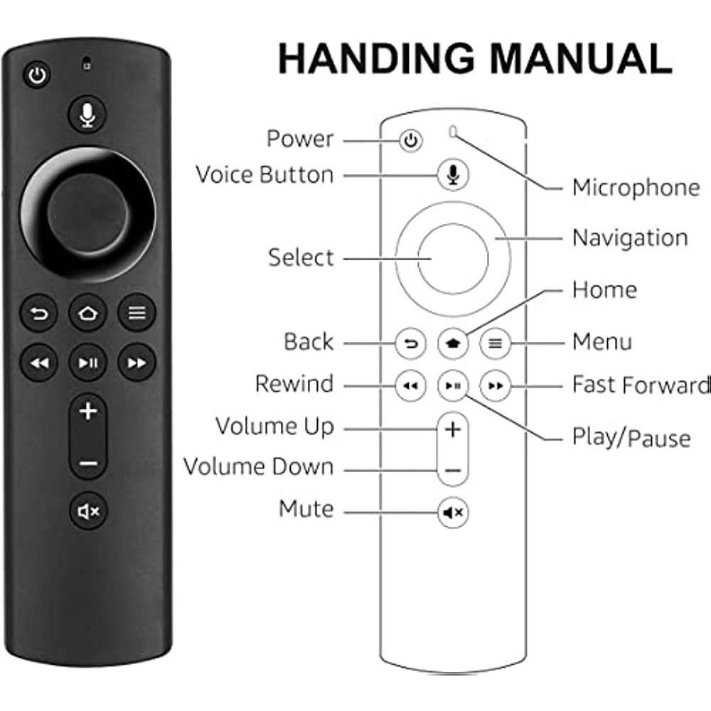 Голосовой пульт дистанционного управления L5B83H для AmazonFire TVBox Stick 4K 3-го поколения