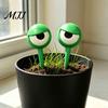 Многоразовые колышки для растений 3D-печать, забавные колышки с глазами, мультяшные колышки для сада, причудливое уличное искусство для декора комнатных цветов, оригинальный цветочный горшок
