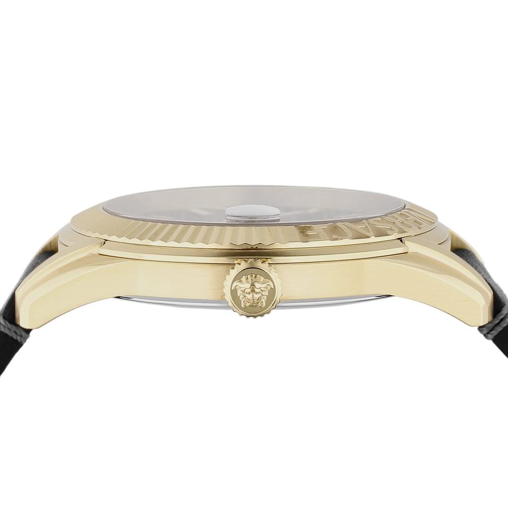 Часы GRECA TIME Синий циферблат Нержавеющая сталь Сапфировое стекло Кварцевые 41MM Швейцарские часы VE3K00222 [Versace] Мужские [Товар]