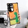 Cartoon J-Joguman Dinosaur Soft Phone Case For Samsung Galaxy S26 Ultra S25 Edge S24 FE S23 Plus S22 S21 + S20 Plating Anti-Fall