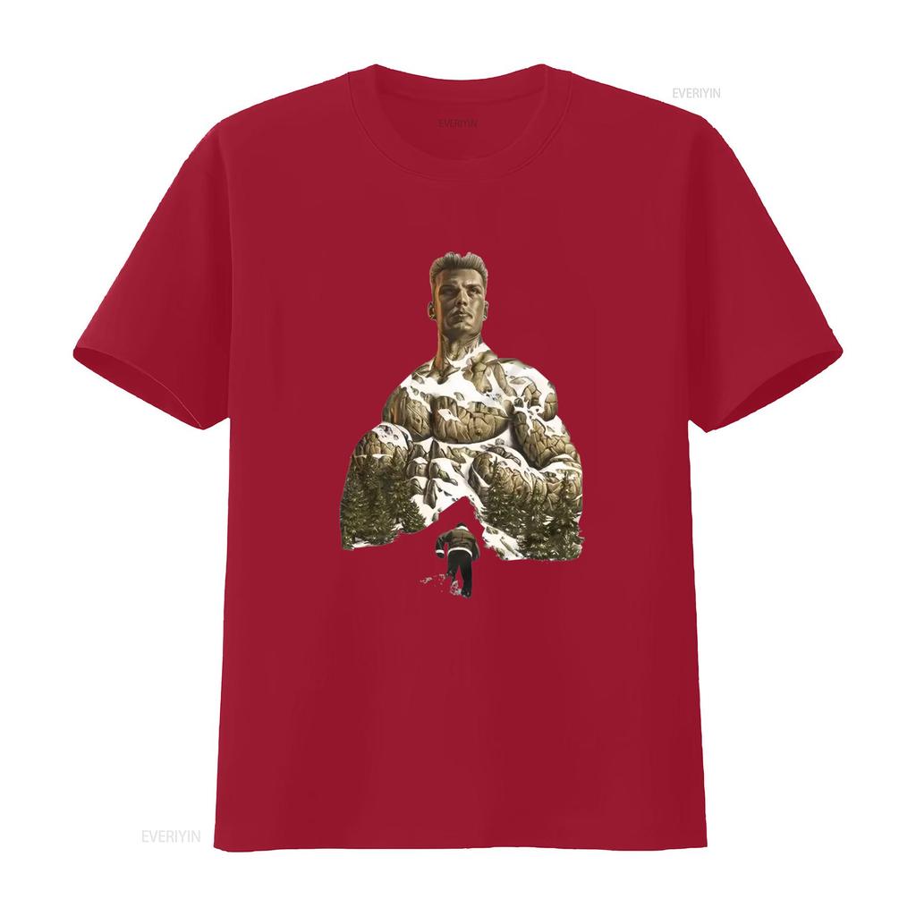 IVAN DRAGO Dolph Lundgren Boxing Mountain T Shirt for Unisex Unique Art Print Design vintage streetwear graphic