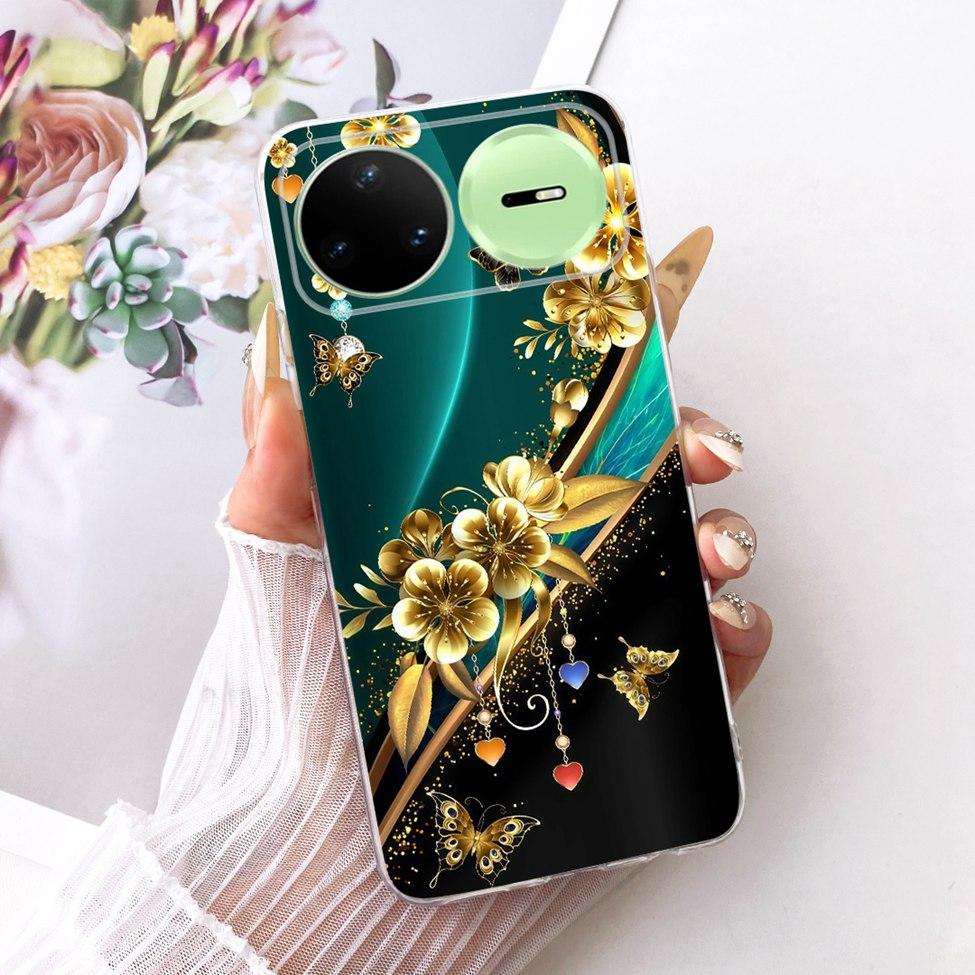 6,84'' Прозрачный чехол для Huawei Nova 15 Pro Чехол Модный Милый Расписной Мягкий Корпус Телефона для Huawei Nova 15Pro KLE-AL00U