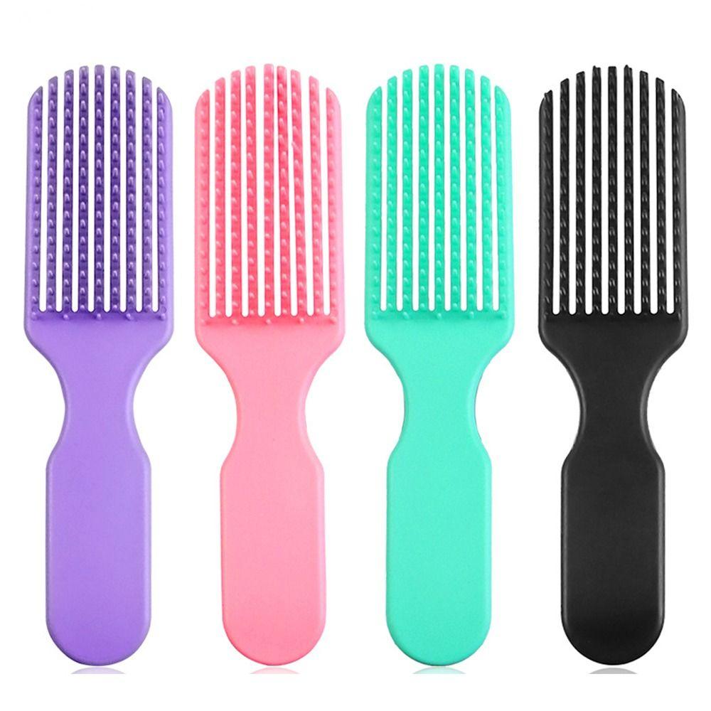 Body Hollow Shape 9-Claw Hair Styling Comb Comfortable Hairbrush for Straight and Curly Hair