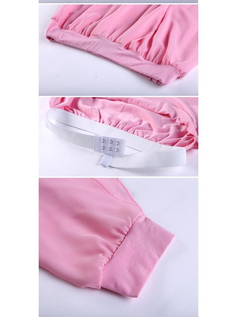 Женский шифоновый кроп-топ с юбкой-пачкой для танцев и практики йоги