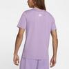 Nike Спортивная трикотажная футболка с коротким рукавом и вышитым логотипом, мужские топы фиолетового цвета DJ1569-589