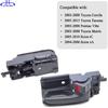 Pair Interior Door Handle (Gray) Compatible With 2003-2008 Toyota Corolla,2005-2015 Toyota Tacoma, 2003-2008 Pontiac Vibe,Replaces# TO1352136,