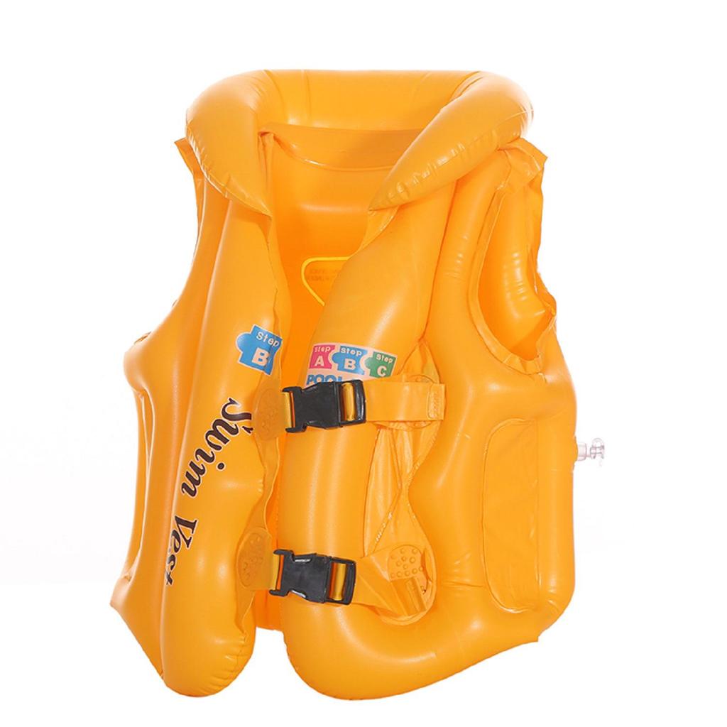 Inflatable ABC Swimsuit Thickened PVC Leakproof Child's Life Jacket