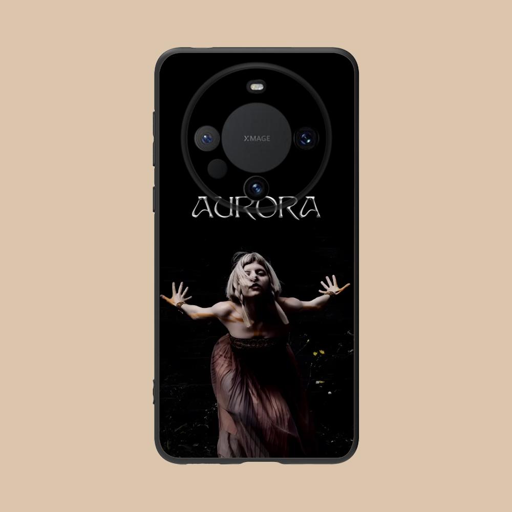Aurora Aksnes Matte TPU Mobile Phone Case for Huawei Mate 60 50 40 30 20 10 Pro Plus Lite E 5G Colorful Printing Cover