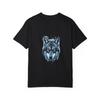 Wolf Head Graphic T Shirt White Wolf Print Casual Wear for Men and Women Outdoor Adventure Streetwear Fashion Top