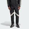 adidas Оригинальные спортивные брюки SS24 Manchester United Track Series Retro на шнуровке с цветными блоками, повседневные трикотажные брюки для мужчин, черные IS6527