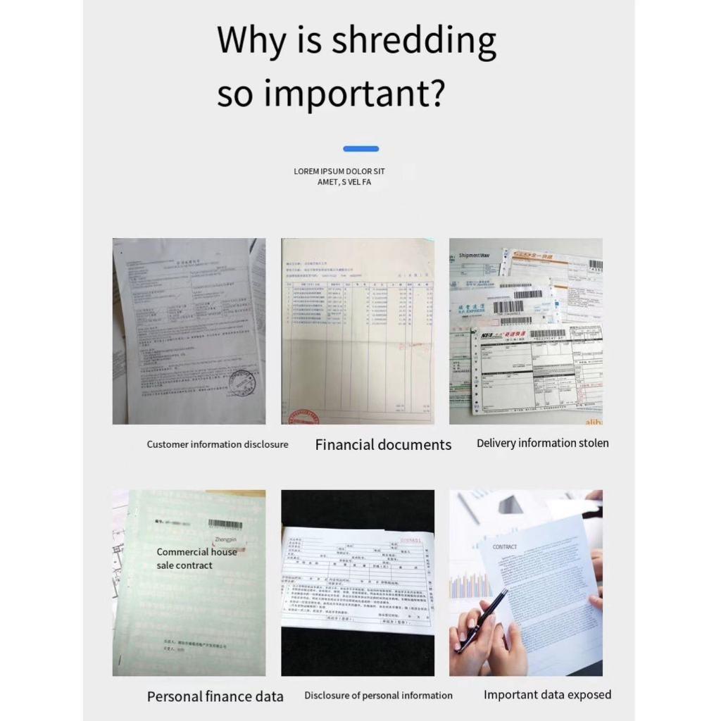 10 л большой емкости офисный уничтожитель бумаг интеллектуальный маленький электрический бесшумный уничтожитель бумаг мини бытовой резак для бумаги
