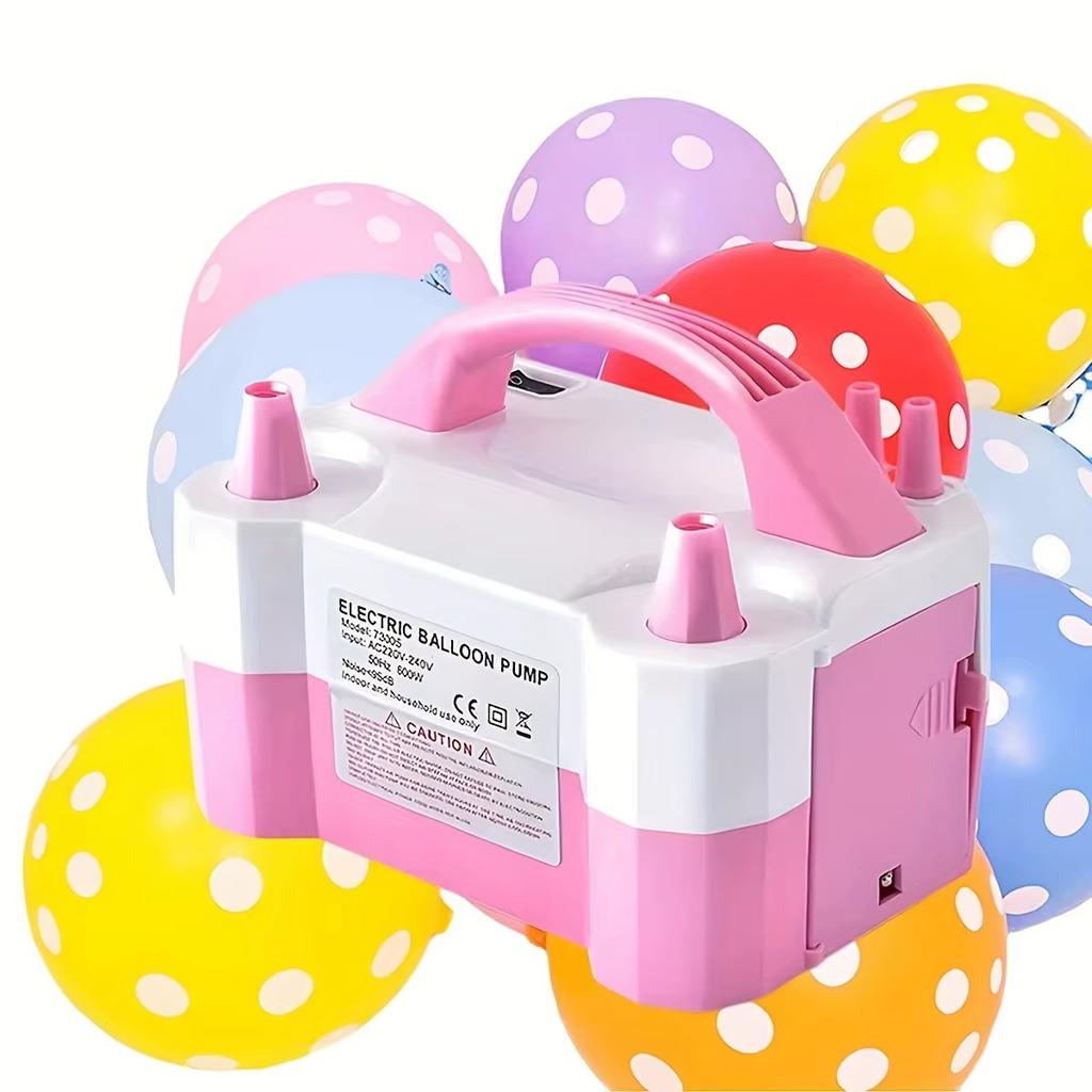 Electric balloon pump balloon blowing machine air pump double hole automatic air pump inflatable balloon machine wedding room ba