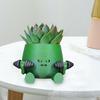 Горшок для растений «Лицо», 3D-печатный цветочный горшок «Улыбка», настольный декор, суккулентный горшок для кактусов, для комнатных растений на открытом воздухе, для дома и офиса