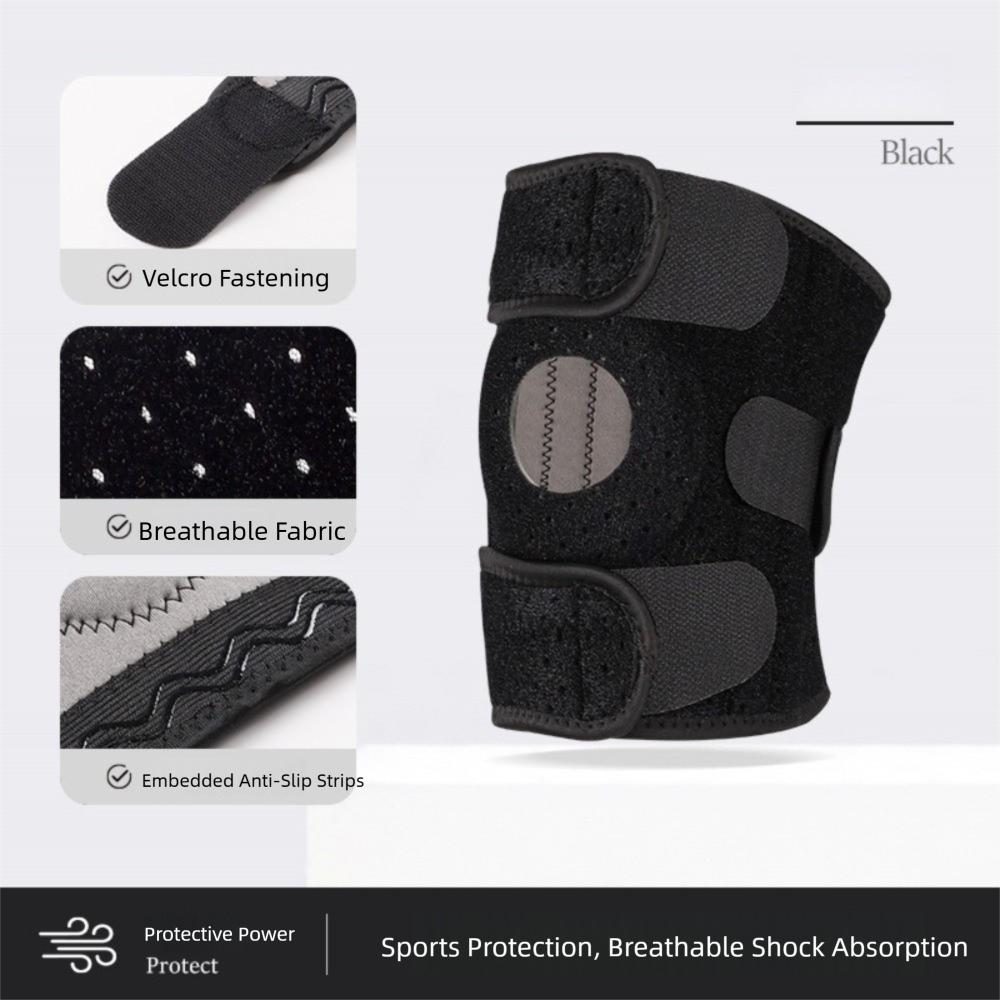Breathable Knee Support Brace Leg Brace Protector Kneepad Patella Sports Gear Knee Pad  For Running