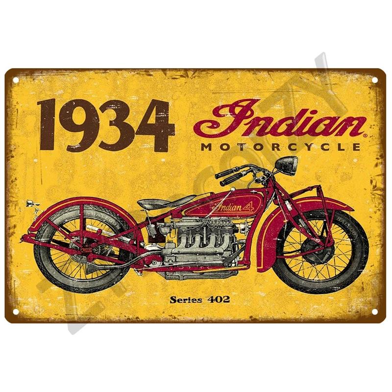 Индия Moto For The Garage Plaque Metal Sign Vintage Wall Poster Vintage Retro Room Home Industrial Hanging Decor Art Tin Sign