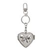 Double Sided Mirror Bag Hanging Keychain Heart Shape Cosmetic Mirror Key Chain  Women