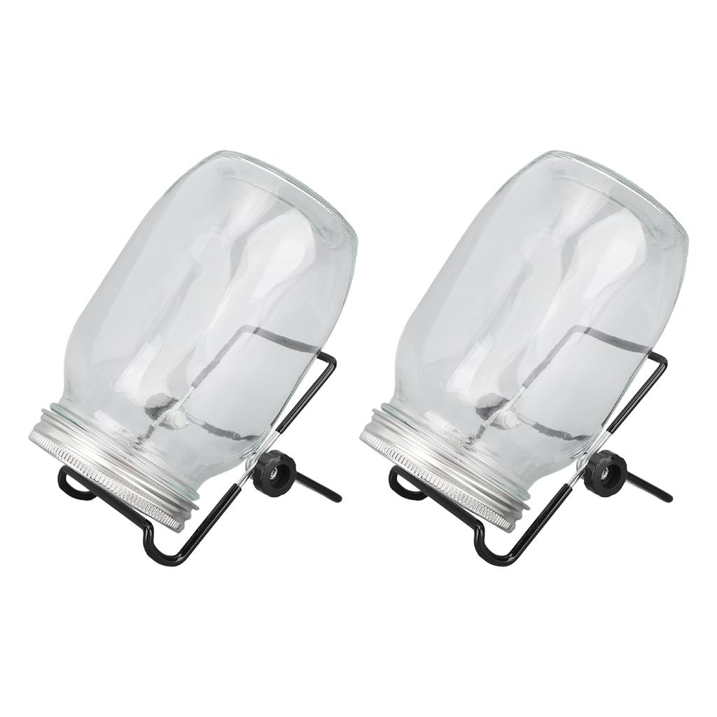 2шт. набор для проращивания в банке Мейсона с сетчатой крышкой и широким горлом, легкий дренаж, набор для проращивания в банке для выращивания