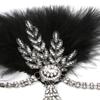 Hairband Headpiece Feather Flapper Headband Headdress Vintage Costume Party Hairband For Women Feather Headpiece