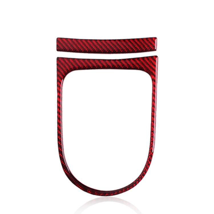 Наклейки на рамку панели переключения передач из углеродного волокна для Ford Mustang 2015-автомобильные аксессуары, автомобильные наклейки