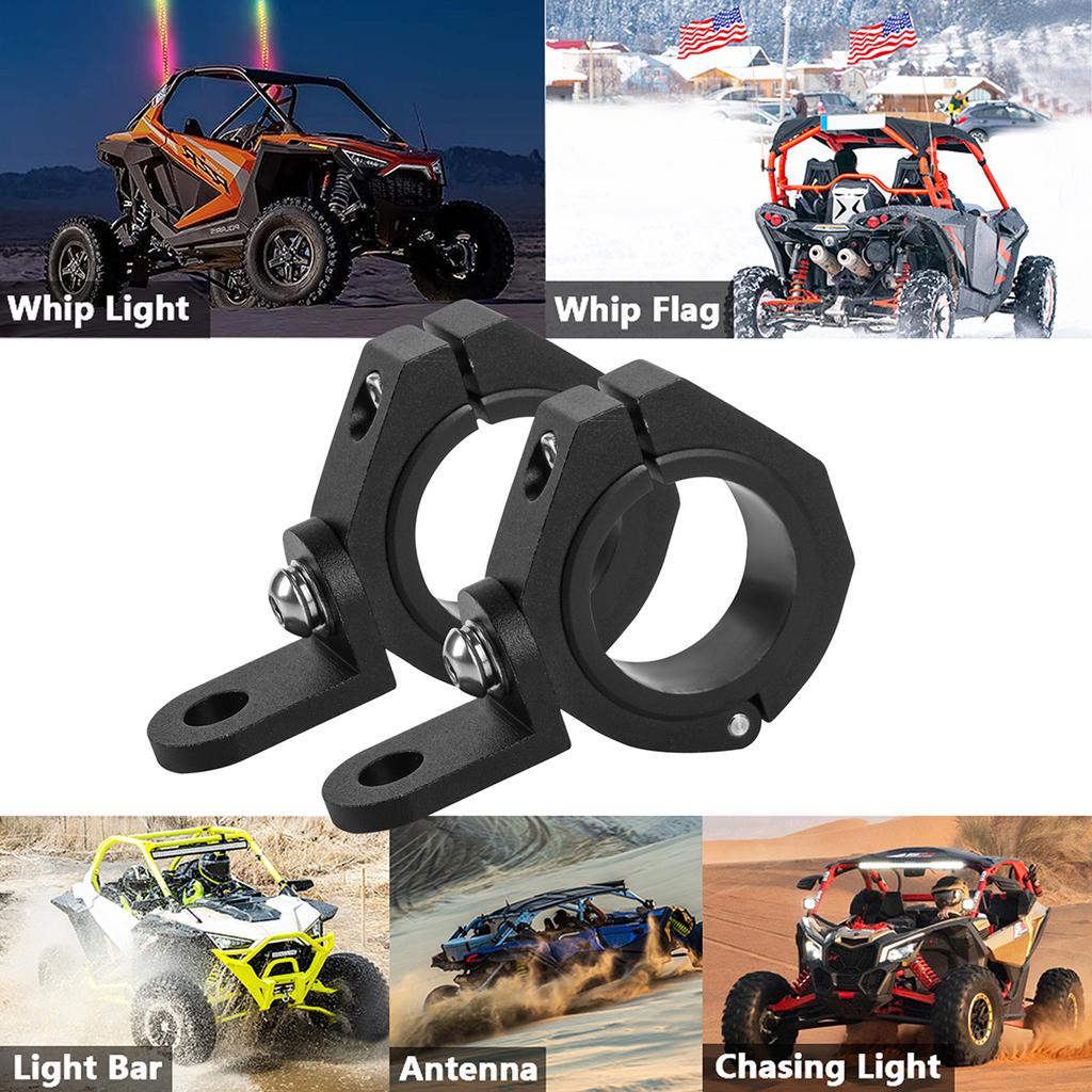1FT LED Whip Lights,Remote Control Flagpole Antenna Whips,for UTV, ATV, Off Road, Truck, Sand, Buggy Dune, RZR
