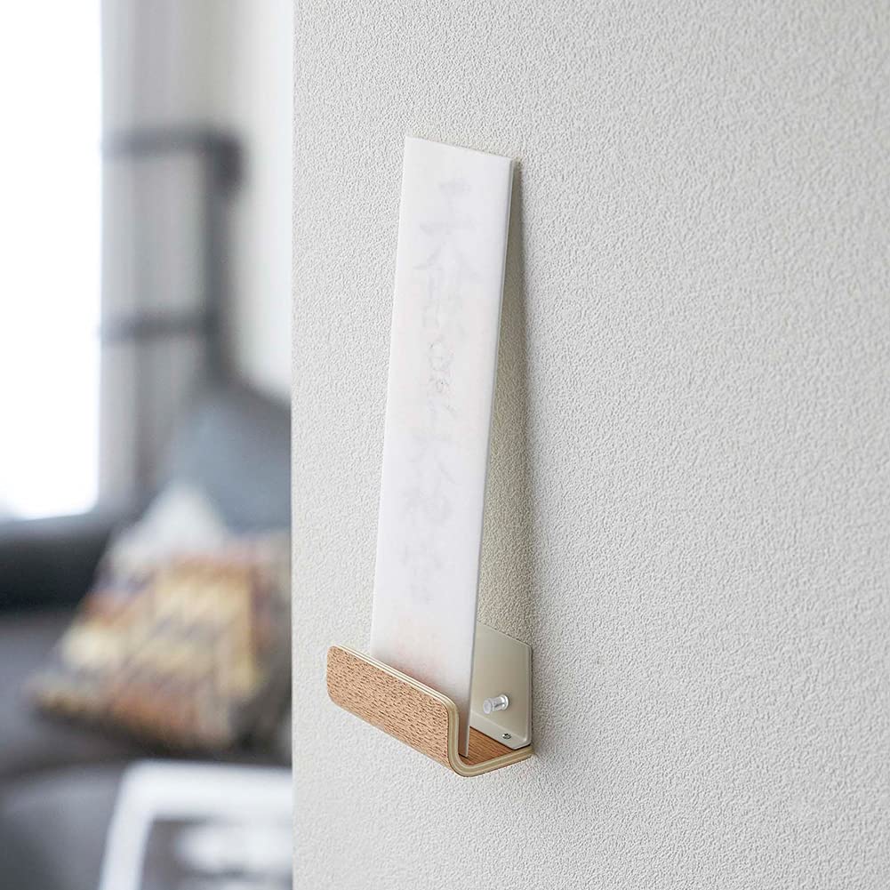 Yamazaki Single Shinto Tablet X X Simple Shinto Tablet 5285 (Yamazaki) Holder, Natural, Approx. W8.5 D4.5 H5cm, Rin, Shrine, Holder,