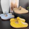 Туфли на толстой подошве Закрытые туфли Полушлепанцы Новые для ленивых людей Однофутовые Одинарные туфли Сандалии