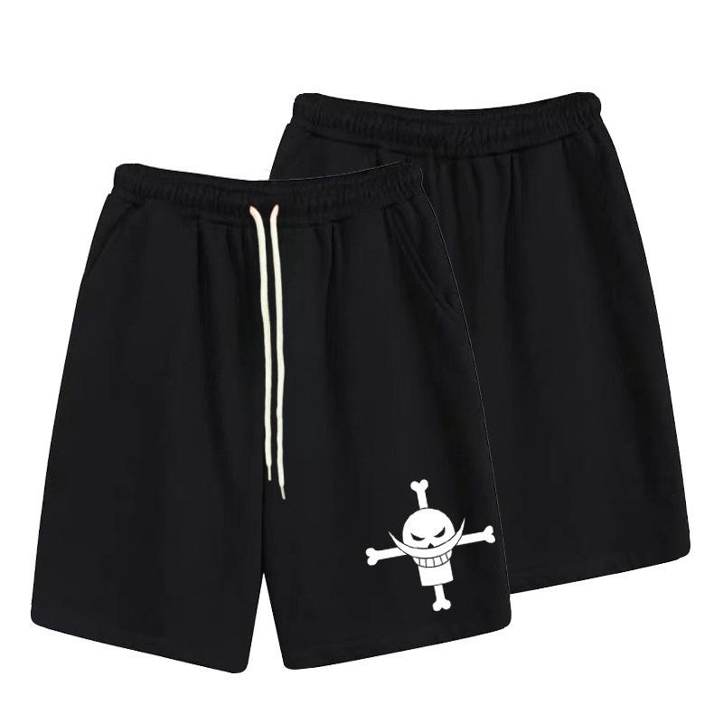 One Piece Anime Casual Men's and Women's Shorts Summer Slightly Elastic High-quality 3D Sports Shorts