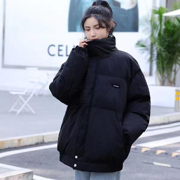 Зимняя мода Студенческий стиль Толстые теплые пальто и куртки Лоскутные синие парки