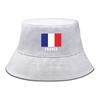 Bucket Hat With France Flag Print , Patriotic Fisherman Cap Simple Lightweight Casual Fishing Hat