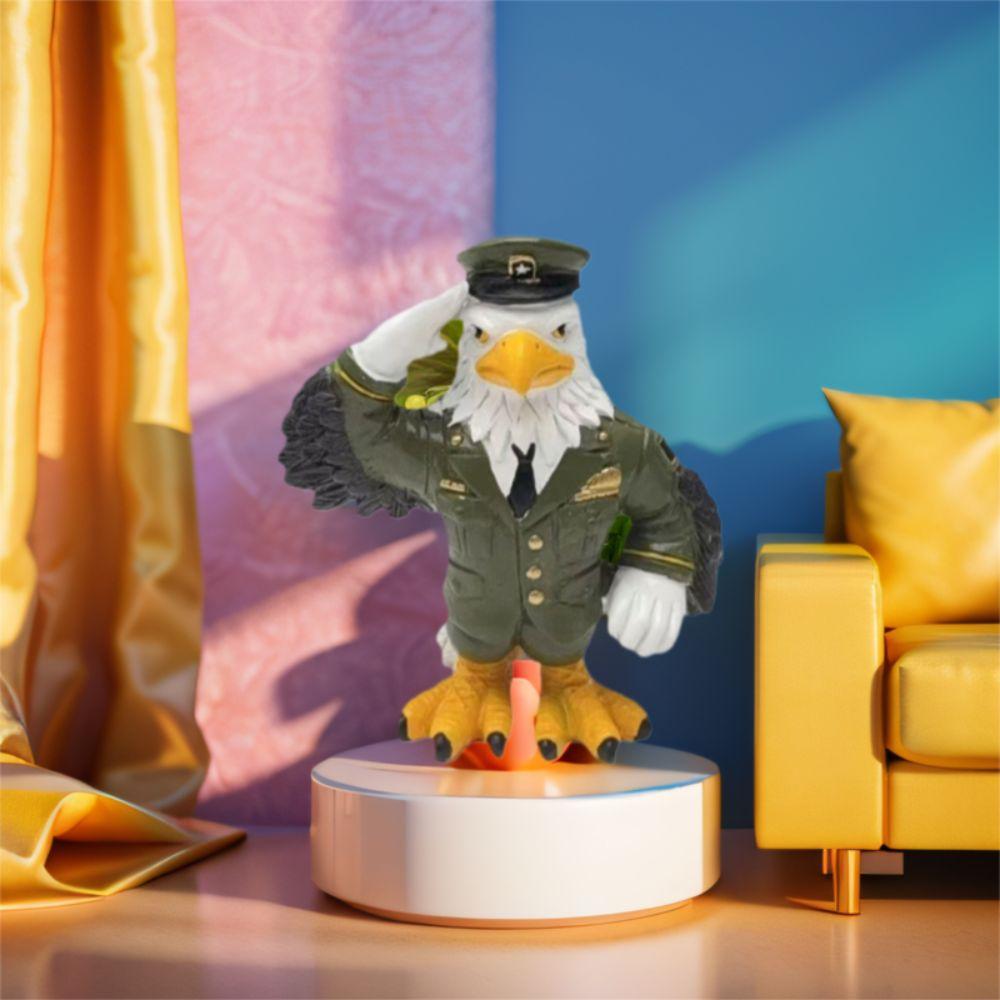 Art Eagle Ornament Resin Miniatures Figurine Micro Landscape Animal Sculpture  Collection