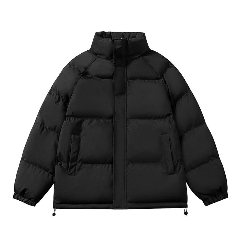 Men's Cotton Clothes Winter Thickened New Trendy Cotton-padded Clothes Without Hats Stand-up Neck Bread Clothes Trendy Jacket