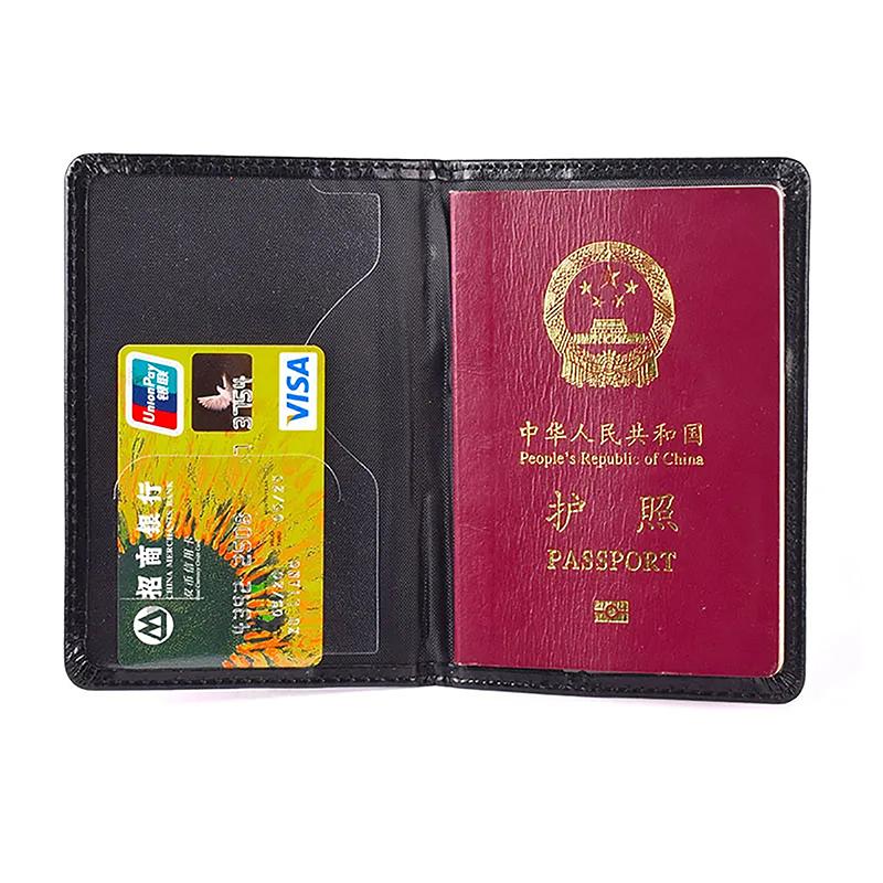 Japanese Manga Patterned Leather Passport Book Passport Cover Leather Credit Id Card Holder Wallet Passport Covers Case